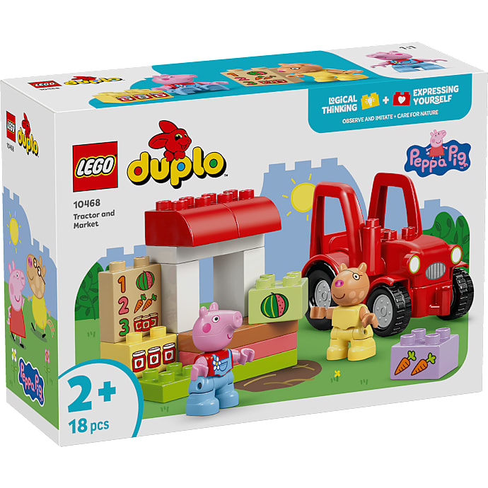 LEGO DUPLO Gurli Gris Traktor og marked 10468
