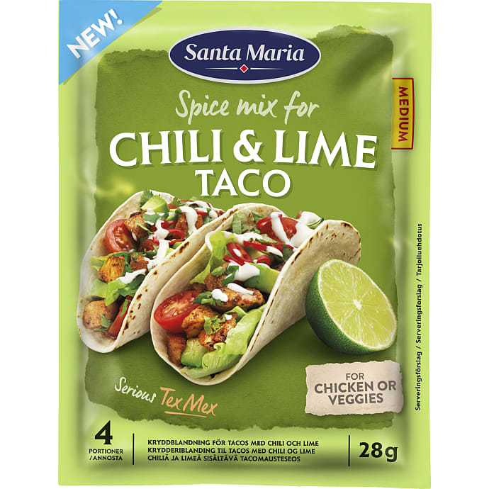 Chili og lime krydderi