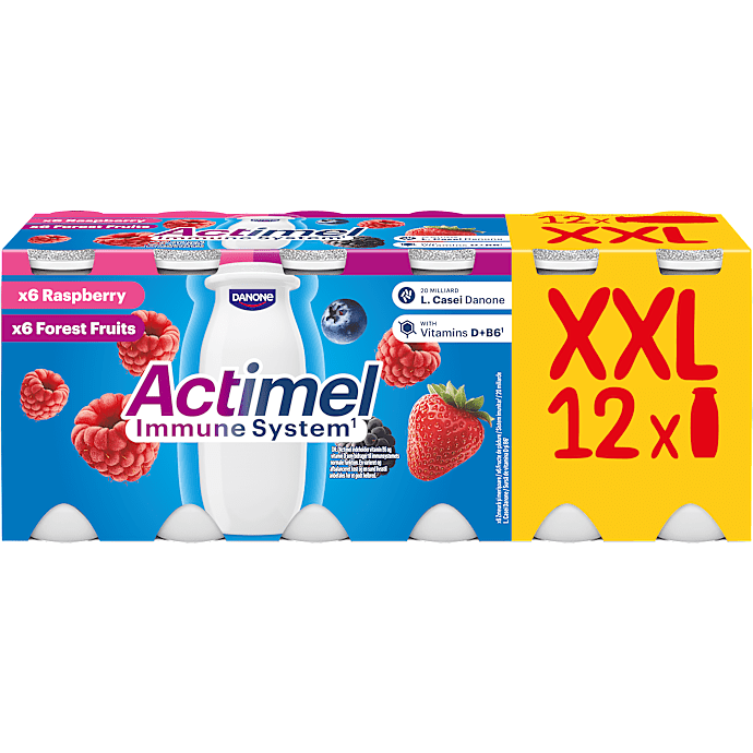 Actimel Drikkeyoghurt Skovbær og Hindbær 1,4%