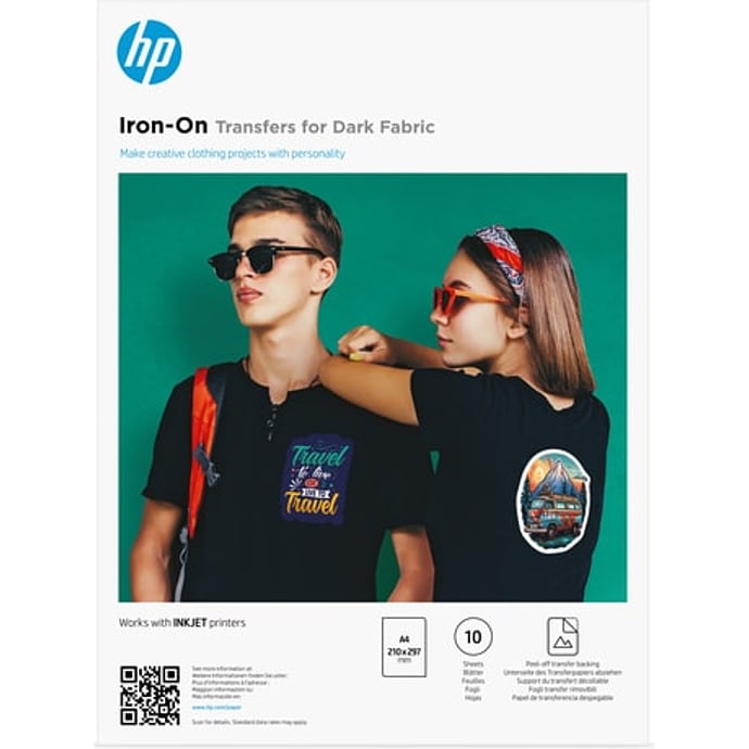 HP Transferpapir til lyst tekstil