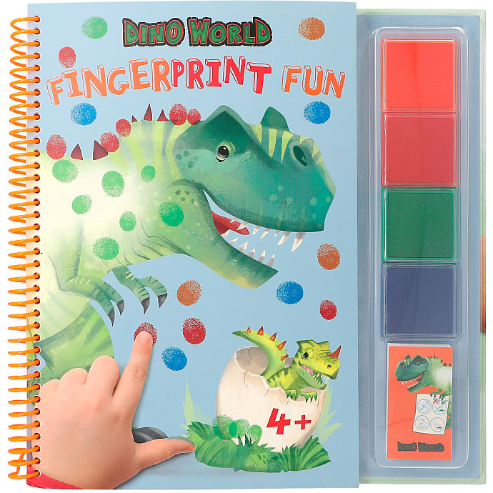 TOPModel Dino World Fingermaling 4 farver