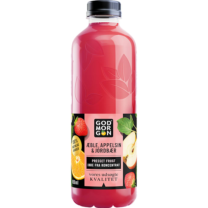 Gm nfc æble appelsin jordbær 850ml