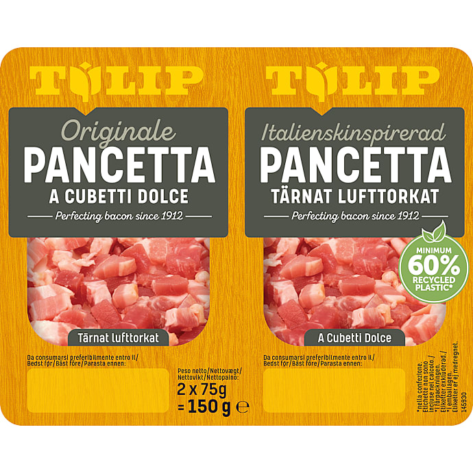 Tørret pancetta i tern