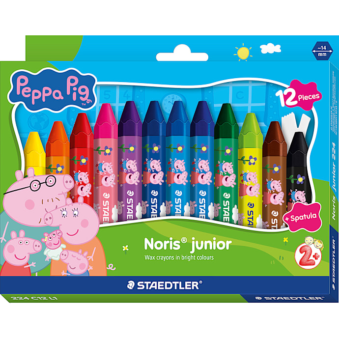 Staedtler gurli gris voksfarver 12 stk - flere varianter - assorteret