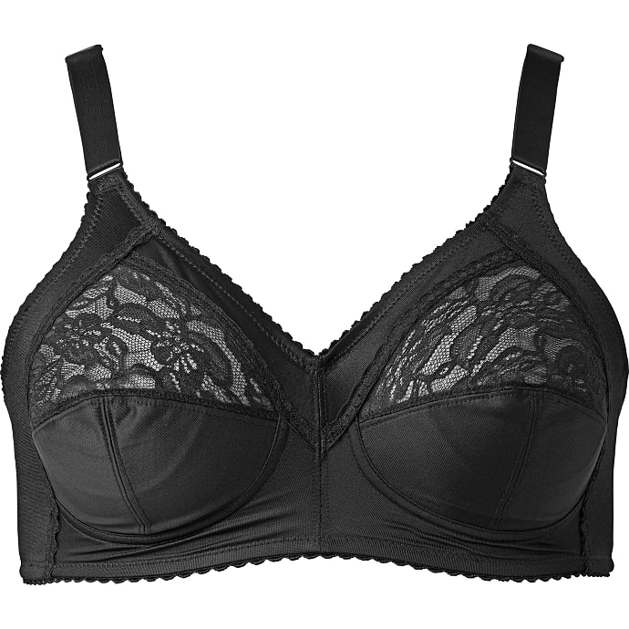VRS dame BH klassisk fit str. C95 - sort
