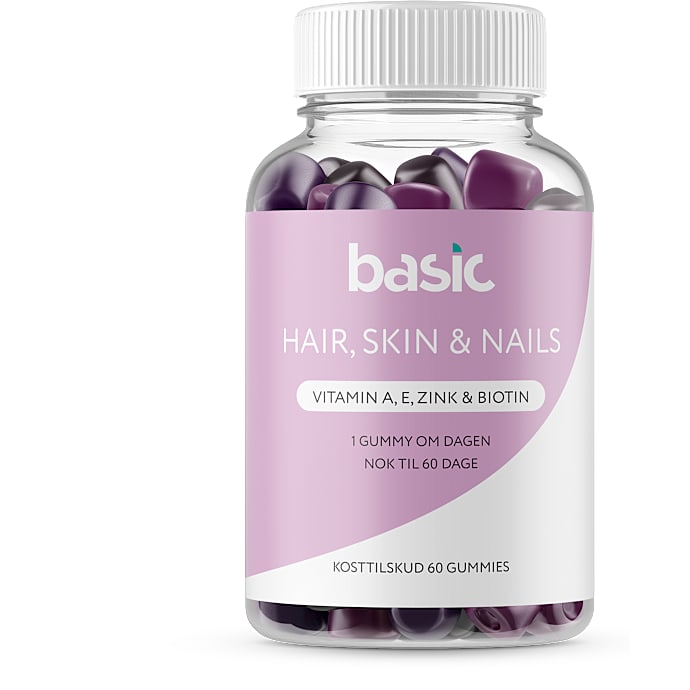 Basic Kosttilskud Hår, Hud og Negle