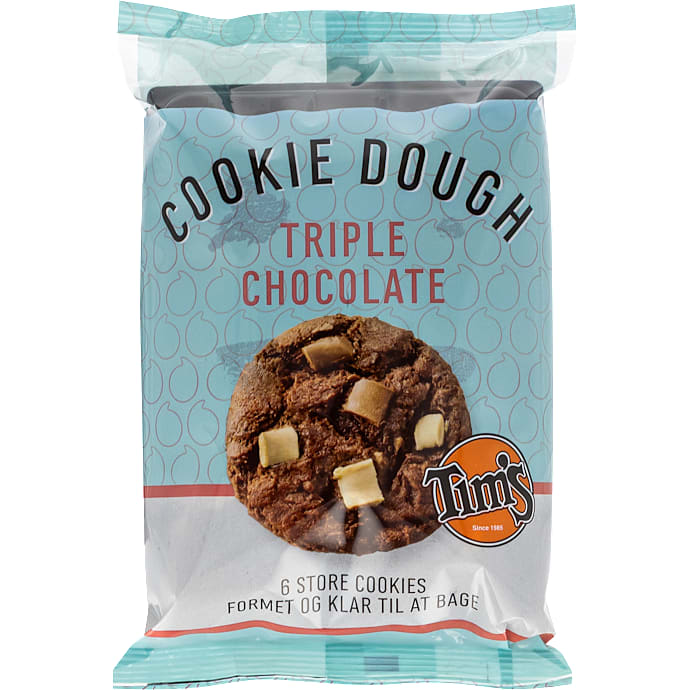 Tim's Cookiedej m. Chokolade og Cookie Dough