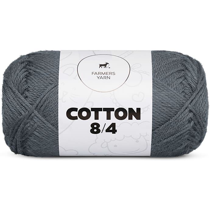 Farmers Yarn 8/4 Bomuldsgarn Antracit