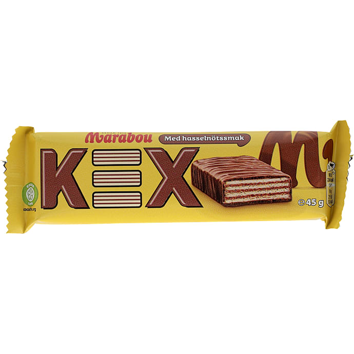 Chokoladebar m. vaffel og hasselnøddesmag – produktbillede