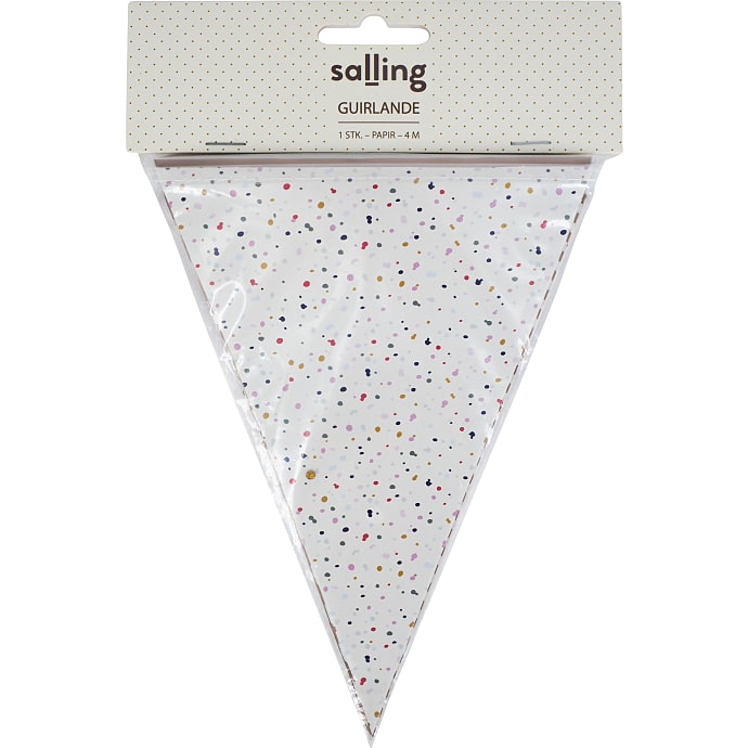 Salling Guirlande med vimpelflag 4 m