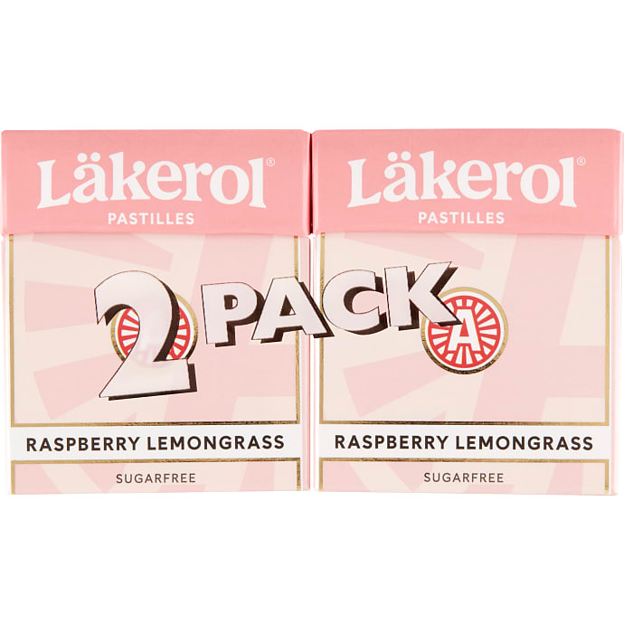 Pastiller m. hindbær- og citrongræssmag sukkerfri