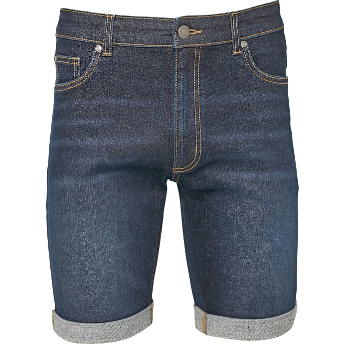VRS herre denim shorts str. S - mørkeblå