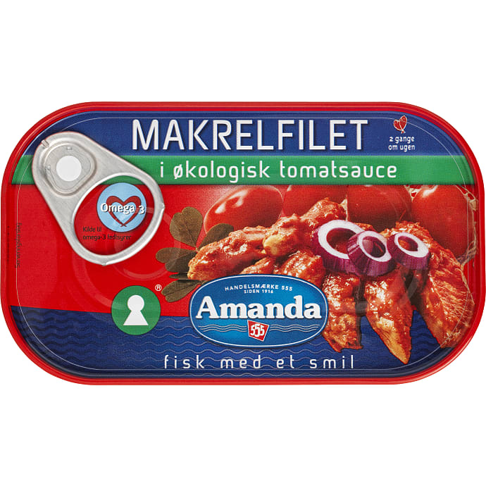 Makrelfilet i tomat