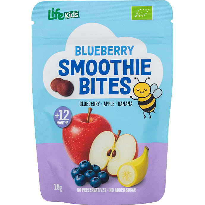 Frugtsnacks m. blåbær øko