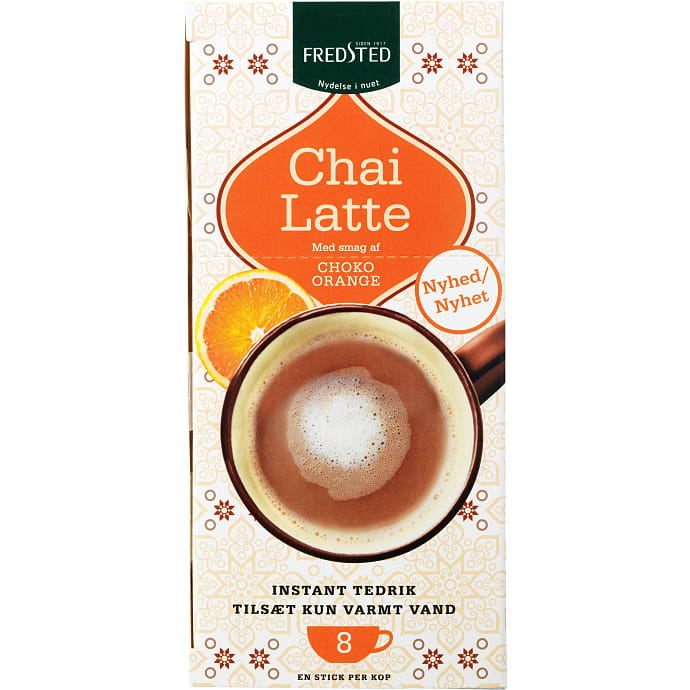 Chai latte m. appelsinsmag