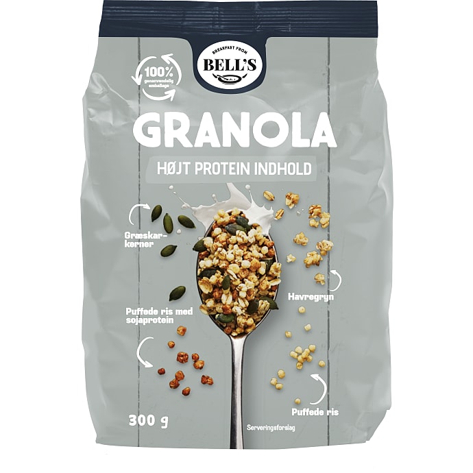 Breakfast from Bells Granola græskarkerner og havregryn