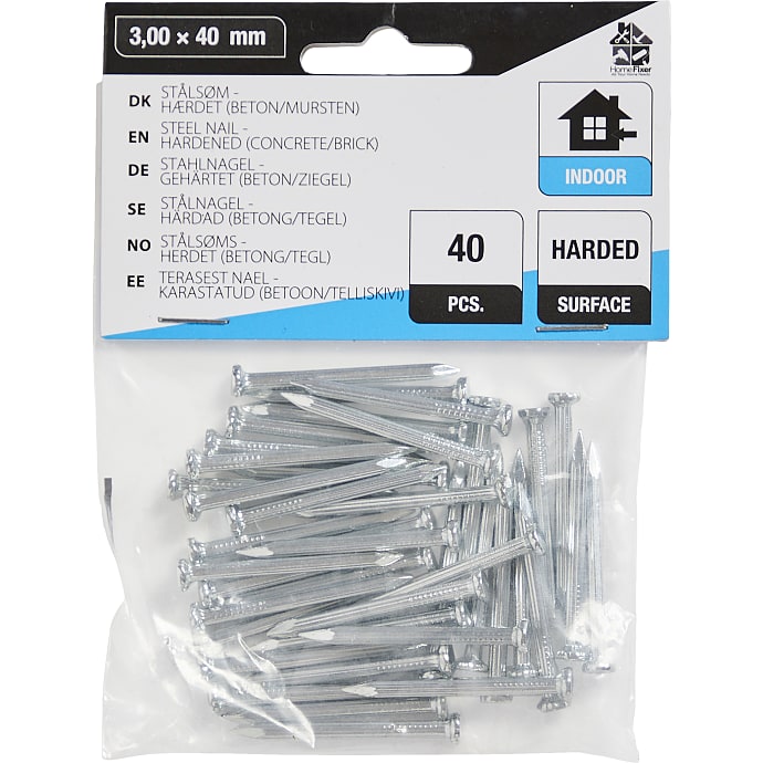 HomeFixer Stålsøm 3x40 mm