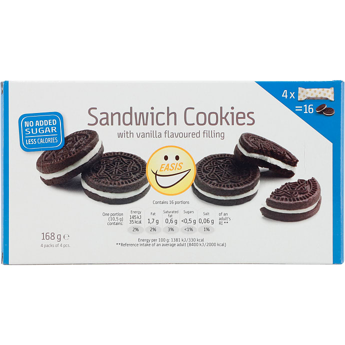 Easis Kiks Kakaocreme uden tilsat sukker 168 g