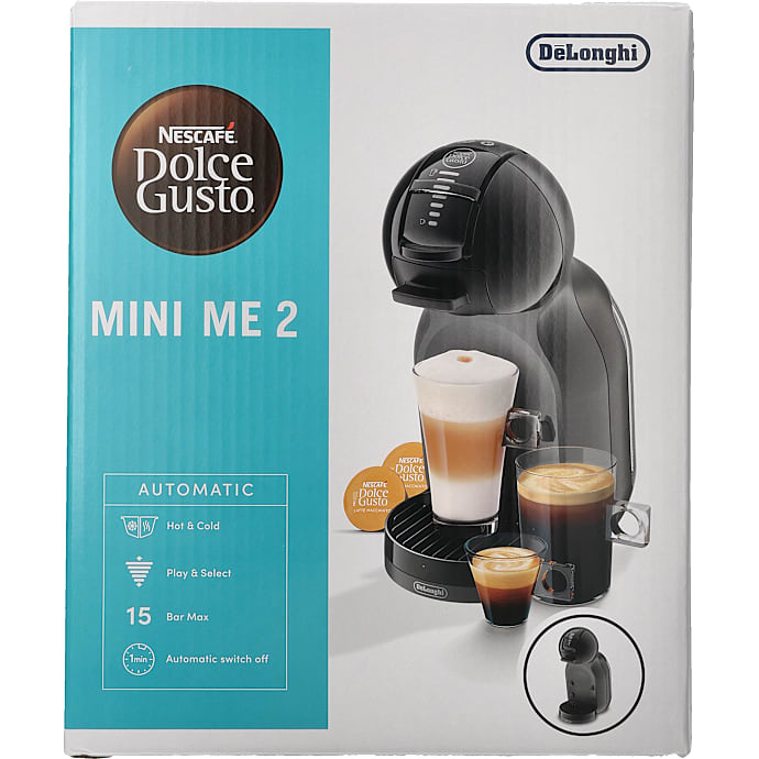 NESCAFÉ® Dolce Gusto® Mini Me 2 kapsel kaffemaskine EDG335.B - grå/sort