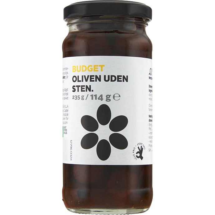 Budget Oliven uden Sten