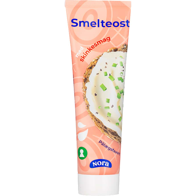 Nora Smelteost med skinkesmag 17% fedt 150 g
