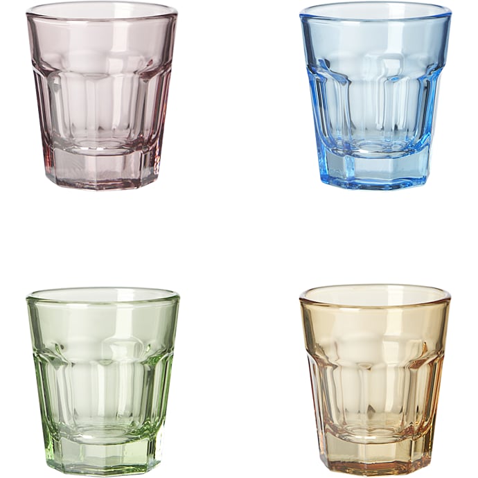 Aida farvede shotsglas (37ml) - flere varianter - assorteret
