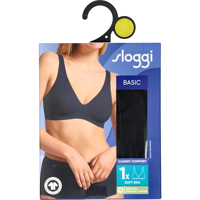 Sloggi dame BH str. C90 - sort