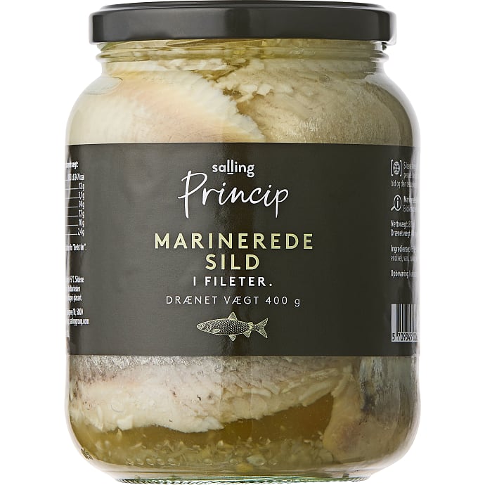 Marinerede sild i fileter