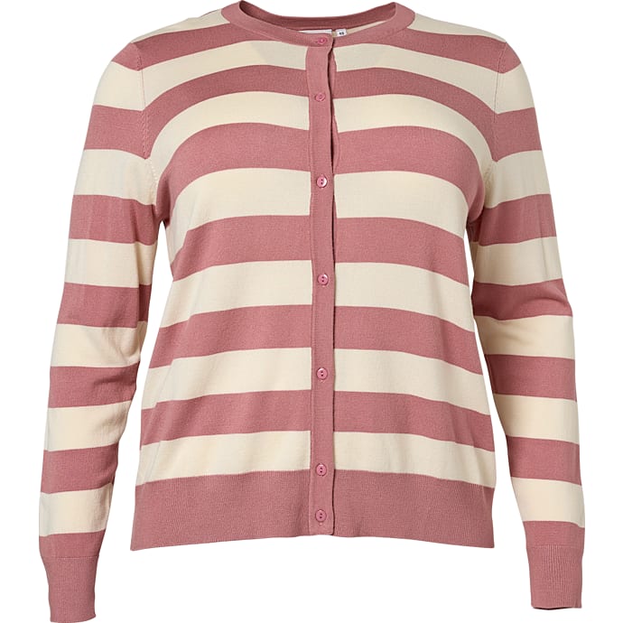VRS dame cardigan str. 52 - rosa