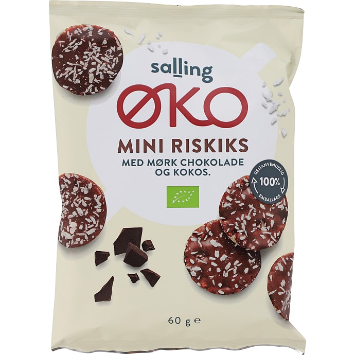 Salling Mini Riskiks Chokolade Kokos Øko