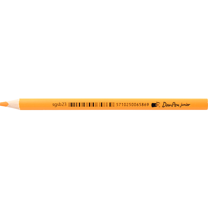 Danpen Junior Jumbo Farveblyant Lys Orange