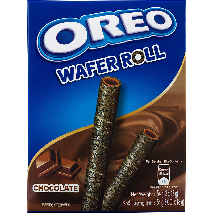 Vaffelrør m. Oreo og chokolade