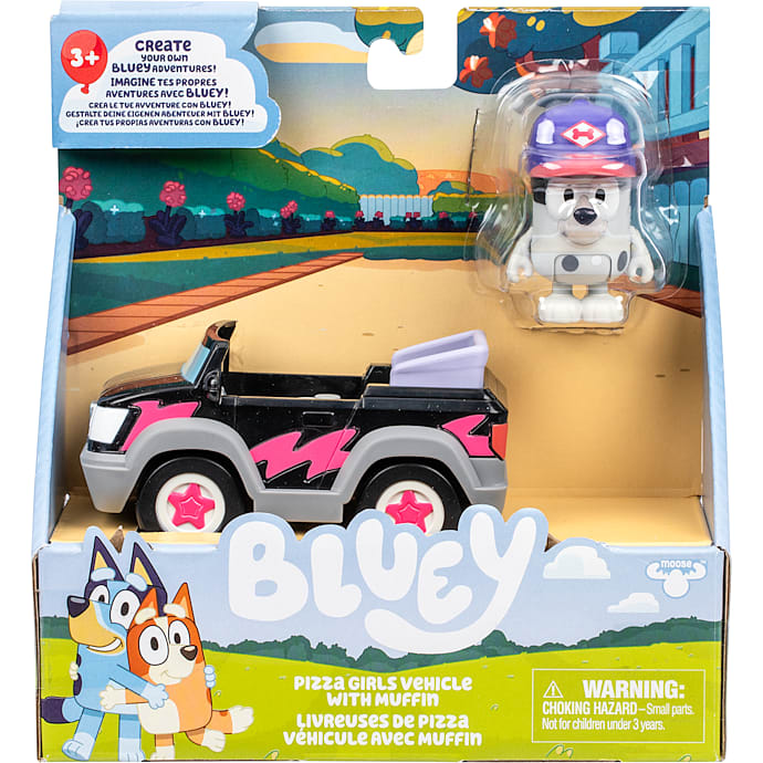 Bluey Bluey køretøj med figur