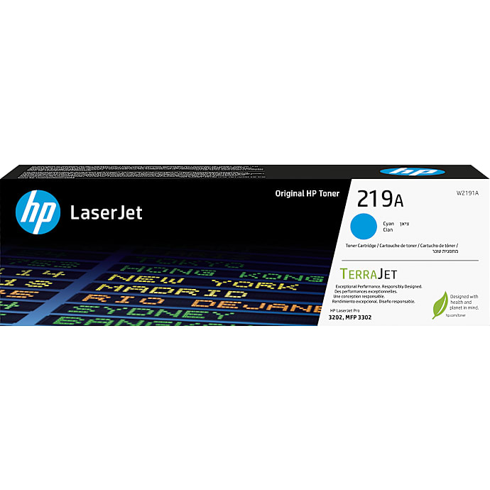 HP 219A LaserJet tonerpatron - cyan