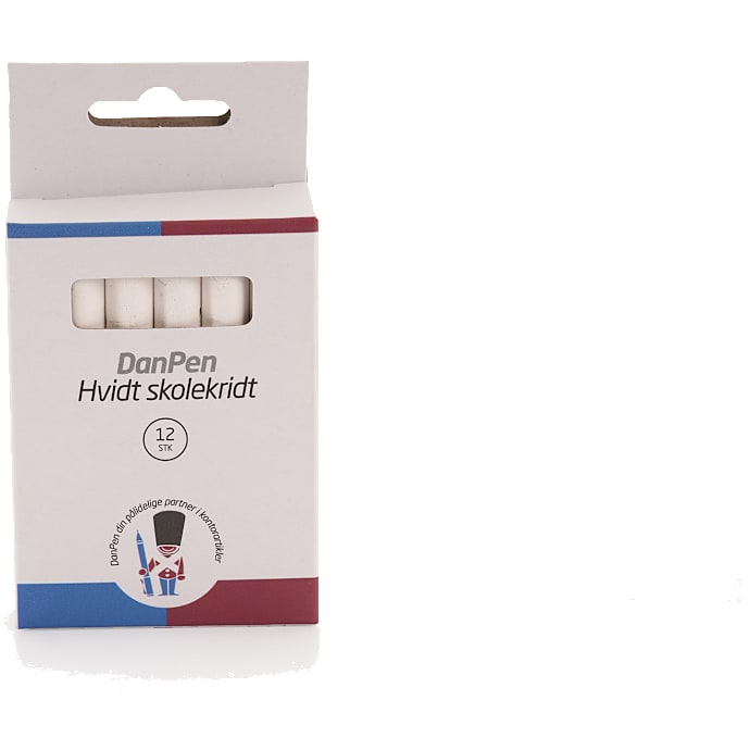 Danpen skolekridt - hvid