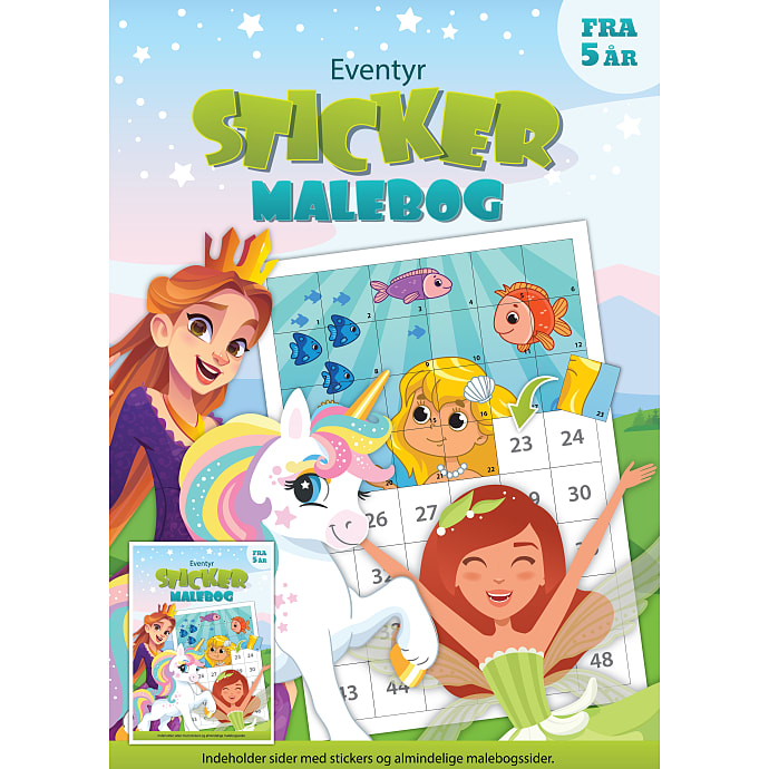 1Conzept Eventyr Sticker Malebog