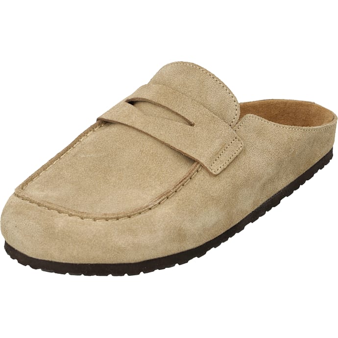 VRS Herre Slippers Ruskind Beige