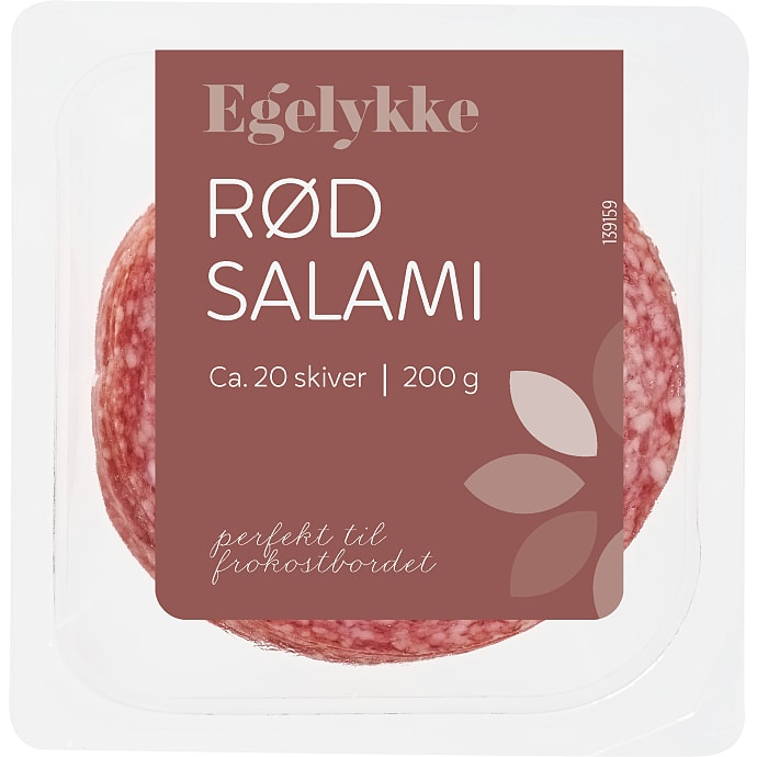 Egelykke Rød salami