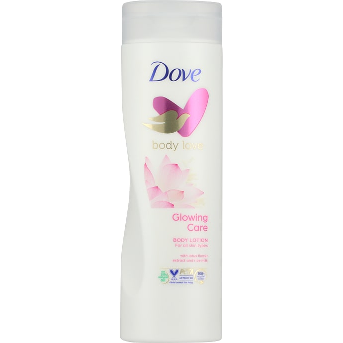 Glowing Care bodylotion m. lotusblomst og rismælk