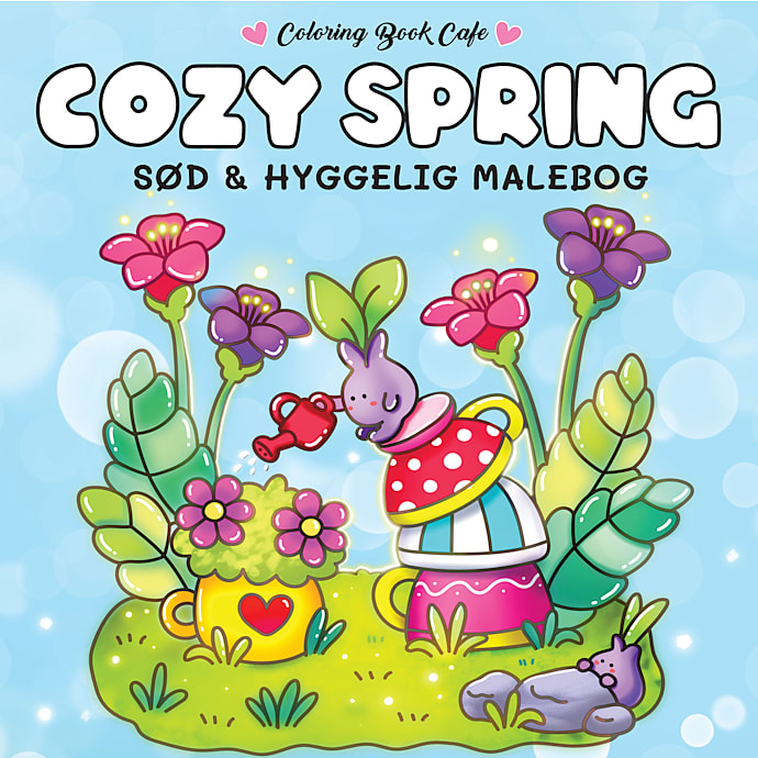 Legind Coloring Book Café Cozy Spring