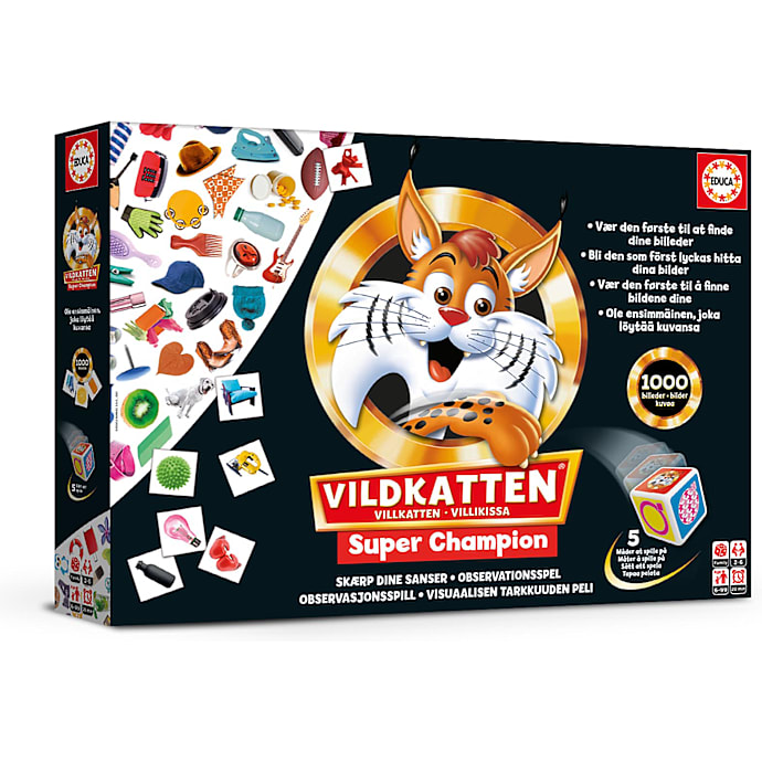 Vildkatten Super Champion vendespil – produktbillede