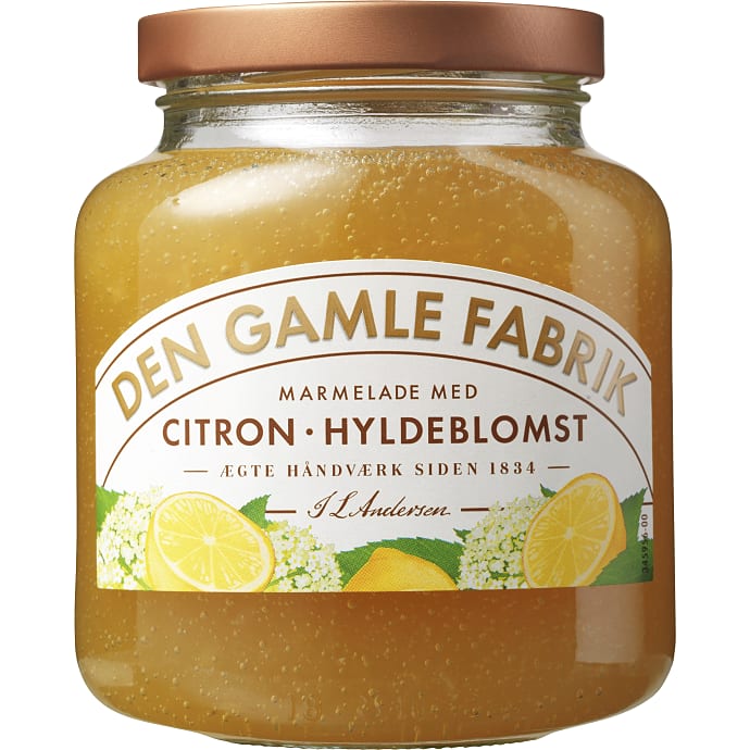 Citrus-og hyldeblomstmarmelade