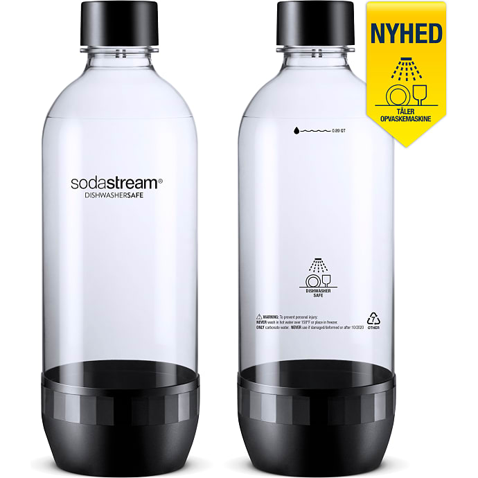 SodaStream 1 liter DWS flasker - 2-pak