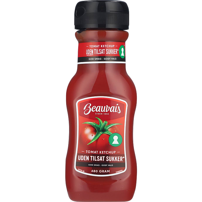 Tomatketchup u. tilsat sukker