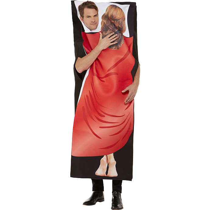 "To i en seng" kostume str. 180 cm
