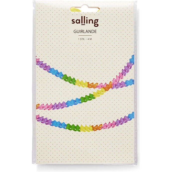 Salling Guirlande 4 m Multifarvet