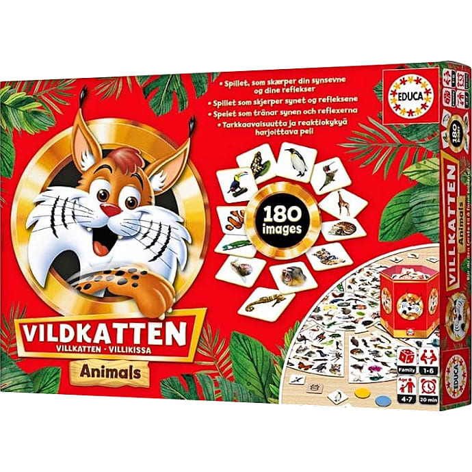 Vildkatten med dyr