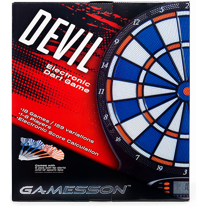 Gamesson elektronisk dartskive med pile – produktbillede