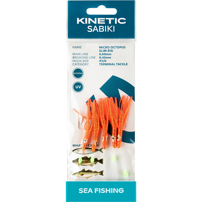 Kinetic Sabiki Micro Octopus Slim Forfang
