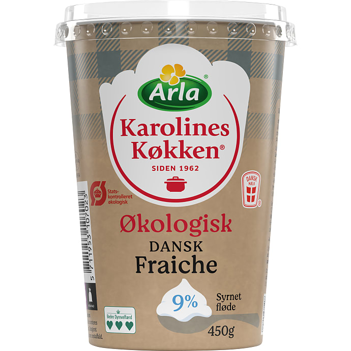 Arla Karolines Køkken Fraiche 9% øko